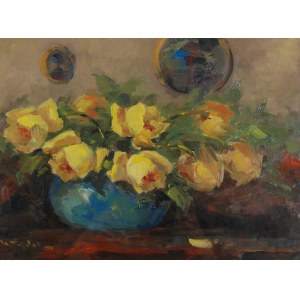 Henryk SAJDAK (1905-1995), Żółte róże