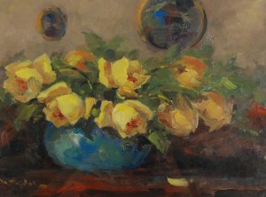 Henryk SAJDAK (1905-1995), Żółte róże