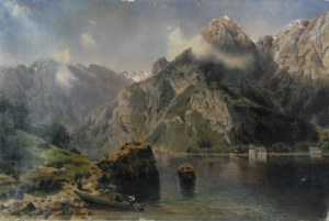 Otto Van KAMEKE (1826-1899), Pejzaż górski
