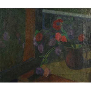 Marcin SAMLICKI (1878-1945), Tulipany w oknie