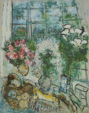 Marc CHAGALL (1887-1985) - według, Białe okno