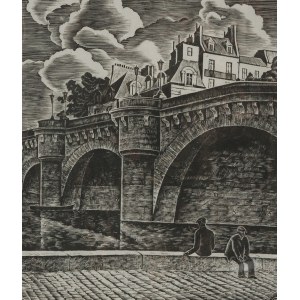 Leon PŁOSZAY (1902-1993), Paryż - Pont Neuf