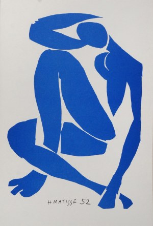 Henri MATISSE (1869-1954) - według, Postać niebieska