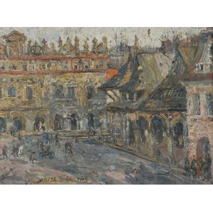 Włodzimierz ZAKRZEWSKI  (1916-1992), Rynek w Kazimierzu Dolnym, 1965