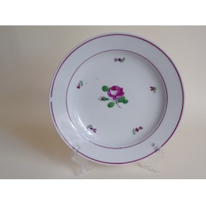 Viedenská porcelánová manufaktúra, Viedenský porcelán: plochý tanier