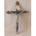 Neznámy, krucifix, vyrezávané drevo