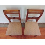 Nieznany, 2 krzesła w stylu biedermeier