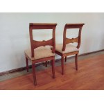 Inconnu, 2 chaises de style Biedermeier