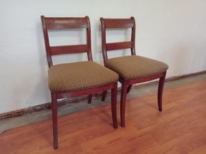 Unknown, 2 Biedermeier style chairs