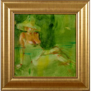 Magdalena Rajska-Armata, Female Nude in Greenery