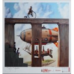 Jaroslaw Jasnikowski, signature and limited mural project of Miastolot signed and limited