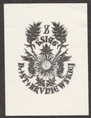 Jan AGOPSOWICZ ex libris from the books of Dr. St. Bruniewska
