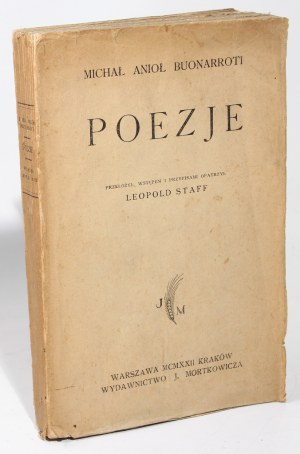 Michał Anioł BUONARROTI Poezje [1922]