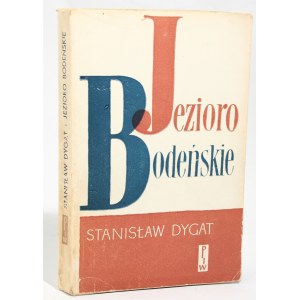 Stanisław DYGAT Jezioro Bodeńskie [autograf]