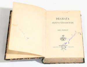 Józef SZUJSKI Dramata [1867]
