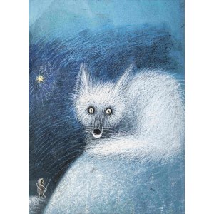 Jozef Wilkoń, White Fox, Cat and Mouse (double-sided work), 0