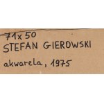 Stefan Gierowski (1925 Częstochowa - 2022 Warszawa), Kompozycja abstrakcyjna, 1975