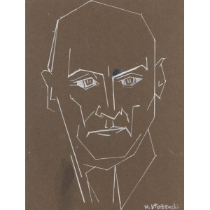 Henryk Stażewski (1894 Warsaw - 1988 Warsaw), Self-portrait, 1948