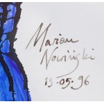 Marian Nowiński (1944 Brześć nad Bugiem - 2017 Varšava), Krabice, konštrukcie - rozhovory, stretnutia, výtvory, kniha, jej hrudka, plagát pre Bienále plagátu, 1996