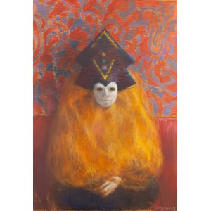 Grzegorz Morycinski (1936 Augustow - 2015 Warsaw), Venetian mask, ca1960/2000