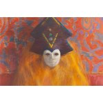 Grzegorz Morycinski (1936 Augustow - 2015 Warsaw), Venetian mask, ca1960/2000