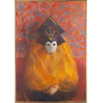 Grzegorz Morycinski (1936 Augustow - 2015 Warsaw), Venetian mask, ca1960/2000