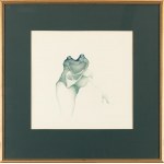 Alicja Wahl (1932 Warsaw - 2020 Warsaw), Female frog.
