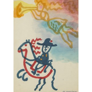 Jan Młodożeniec (1929 Warschau - 2000 Warschau), Charge, 1980er Jahre