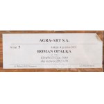Roman Opałka (1931 Abbeville, Francja - 2011 Rzym), Kompozycja 9/64 z cyklu Alfabet grecki, 1964