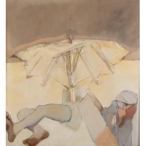 Tadeusz Kantor (1915 Wielopole Skrzyńskie - 1990 Kraków), Umbrella and figures, 1973