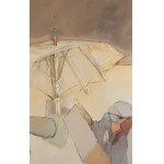 Tadeusz Kantor (1915 Wielopole Skrzyńskie - 1990 Krakov), Parasol a postavy, 1973