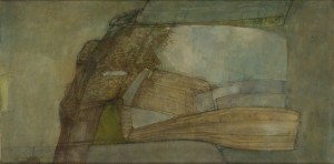 Jerzy Stajuda (1936 Warsaw - 1992 Warsaw), Abstraction in Greenery, 1973