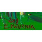 Edward Dwurnik (1943 Radzymin - 2018 Varšava), Borovice z cyklu XXIII, 2018