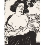 Tadeusz Dominik (1928 Szymanów - 2014 Warsaw), Motherhood, 1955