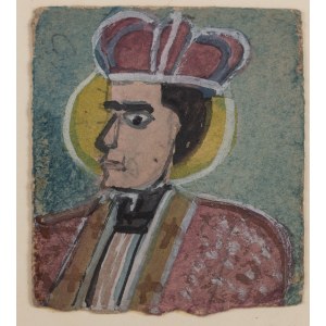 Nikifor Krynicki (1895 Krynica Zdroj - 1968 Folusz), Bishop, circa 1960.