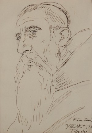 Wlastimil Hofman (1881 Praga - 1970 Szklarska Poręba), Brat Louis, 1943 r.