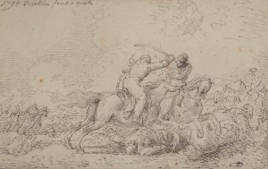 Jan Piotr Norblin de la Gourdaine (1745 Misy- Faut- Yonne - 1830 Paryż), Potyczka, 1794 r.