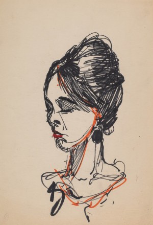 Antoni Suchanek (1901 Rzeszów - 1982 Gdynia), Portret kobiety