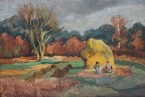 Jacques Chapiro (1897 Dyneburg/Łotwa - 1972 Paryż), Pejzaż, 1928 r.