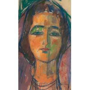 Zygmunt Landau (1898 Łódź - 1962 Tel Aviv), Head of a young woman