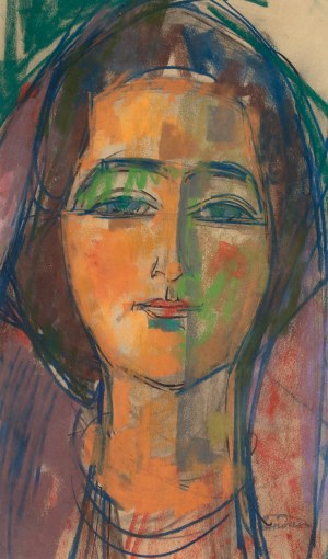 Zygmunt Landau (1898 Łódź - 1962 Tel Aviv), Głowa młodej kobiety