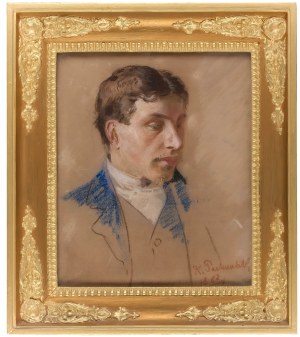 Kazimierz Teofil Pochwalski (1855 Kraków - 1940 tamże), Portret brata Władysława, 1882 r.