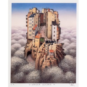 Jacek Yerka (geb. 1952 Toruń), Bergstraße