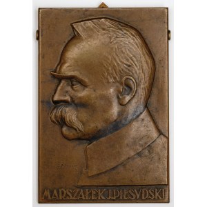 PLAKIETA, MARSZAŁEK J. PIŁSUDSKI, Mennica Państwowa, 1926