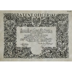 PATENT OFICERSKI PIOTRA ALEKSANDRA CHUDERSKIEGO