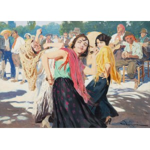 Feliks Michał Wygrzywalski (1875 Przemyśl - 1944 Rzeszów), Tanz in der Mittagssonne Cariocca