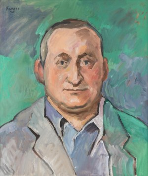 Wojciech Fangor (1922 Warsaw - 2015 there), Portrait of Andrzej Wróblewski