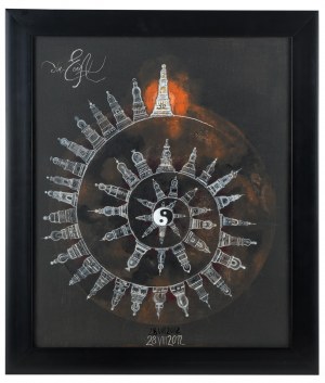 Andrzej Strumiłło (1927 Wilno - 2020 Suwałki), Mandala, 2012