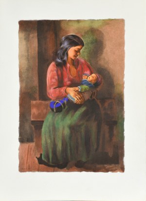 Moses KISLING (1891-1953), Motherhood