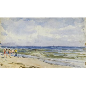 Wladyslaw SERAFIN (1905-1988), On the beach